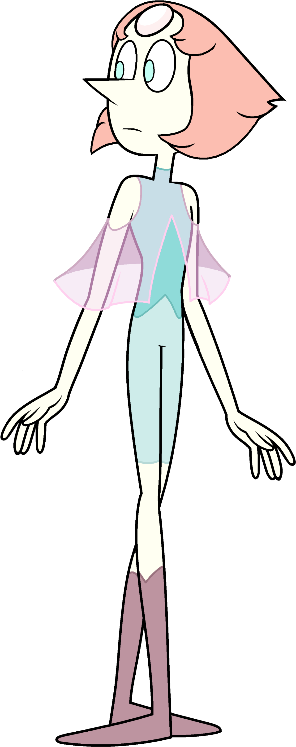Pearl - Steven Universe Fan Pearls (1380x3320), Png Download
