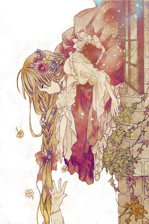 Anime, Anime Girl, And Rapunzel Image - Anime Gosick Victorique X Kujo (500x750), Png Download