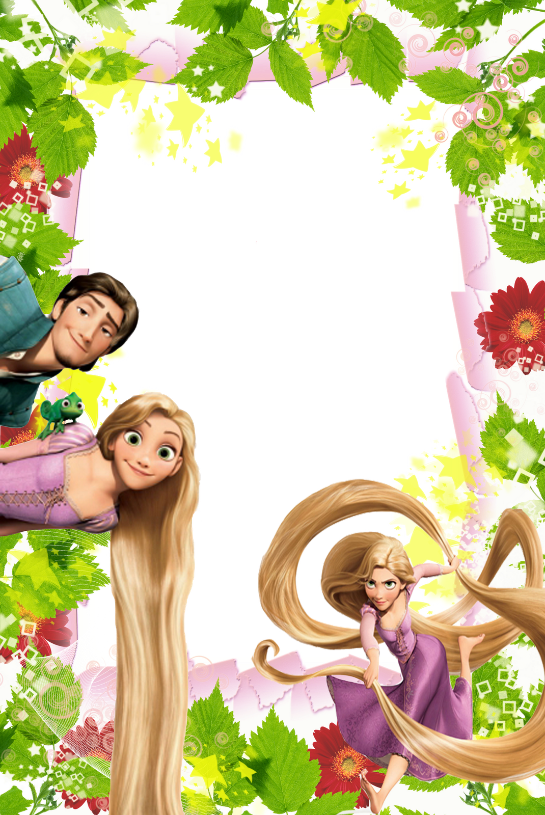 Frames Png, Collage Frames, Png Photo, Scrapbook Journal, - Marcos Rapunzel Png (1070x1600), Png Download