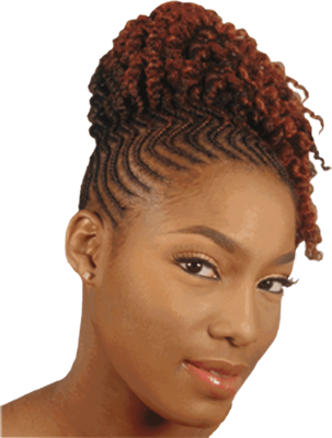 Classy Model Psd - African Black Model Ladis (303x400), Png Download