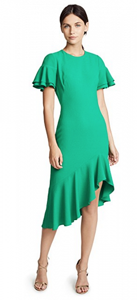 Black Halo Ruiz Dress In Parakeet - Black Halo Ruiz Dress (400x600), Png Download