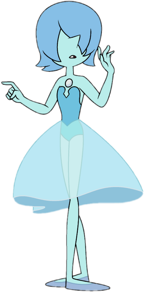 Bluepearl Stevenuniverse Pearl Sticker - Perola Azul Steven Universe (1024x1024), Png Download