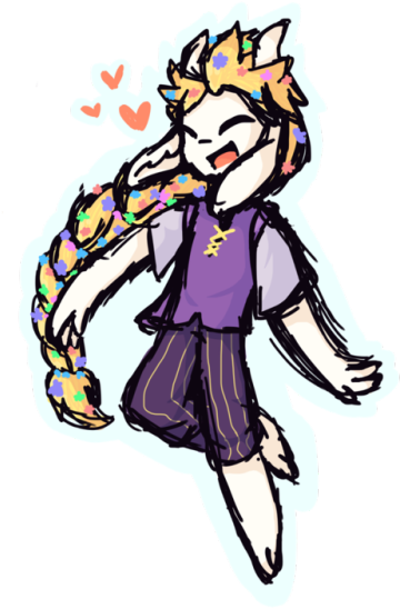 A Doodle Of The Altertangle Au But With Asgore As Rapunzel - Clip Art (500x640), Png Download