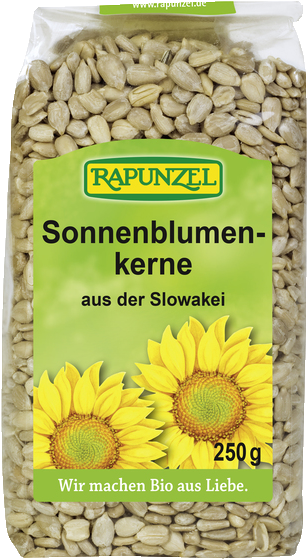 Bio Sunflower Kernels Rapunzel Naturkost - Rapunzel Organic Sunflower Seeds, 250g (600x600), Png Download