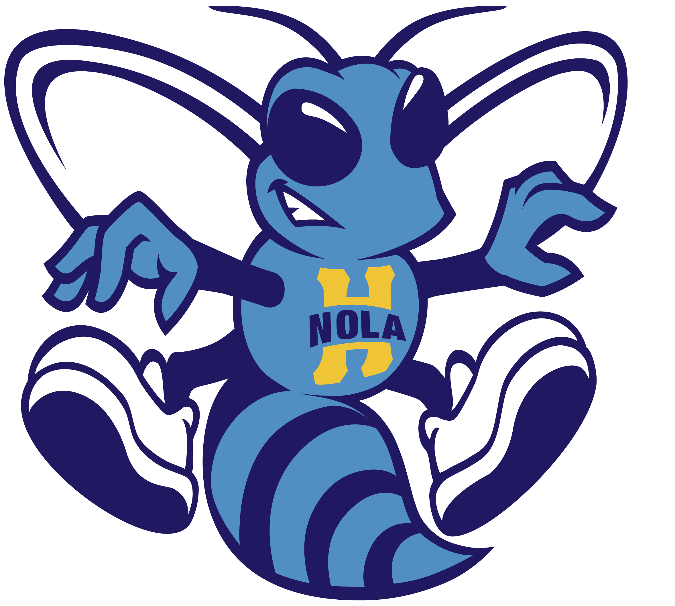 Free Download New Orleans Hornets Full Color Car Window - New Orleans Hornets (3840x2160), Png Download