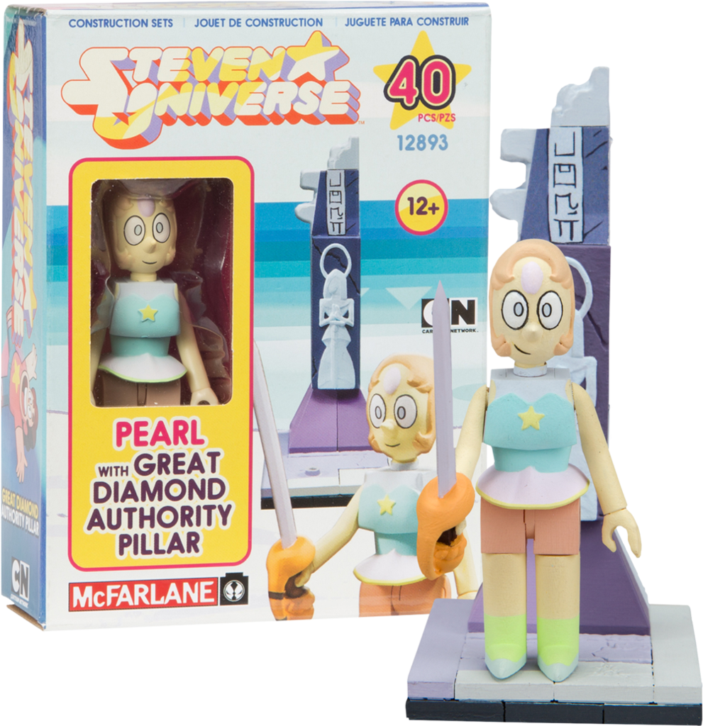 Pearl With Great Diamond Authority Pilar - Steven Universe Construction Sets (991x1024), Png Download