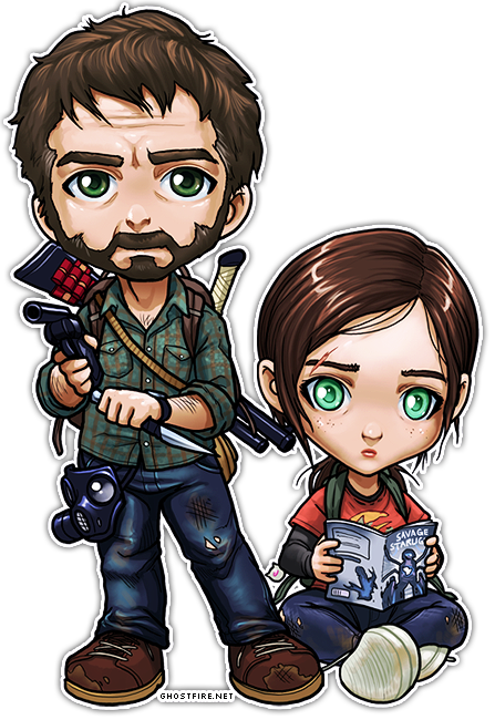 The Last Of Us - Ellie The Last Of Us Chibi (447x650), Png Download