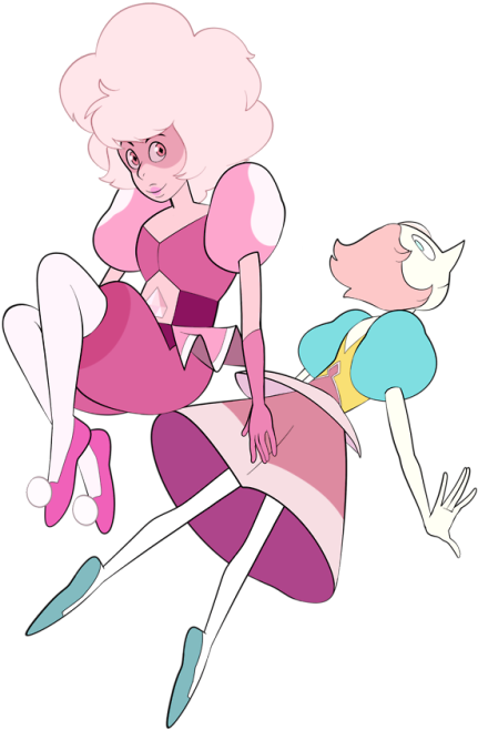 Pearl, Pink Diamond, And Steven Universe Image - Pink Diamond And Pearl (463x750), Png Download