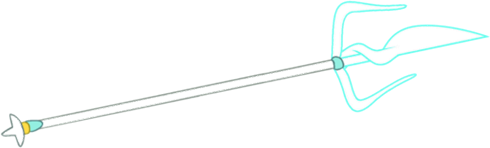 Steven Universe Wiki - Steven Universe Pearl Trident (2000x949), Png Download