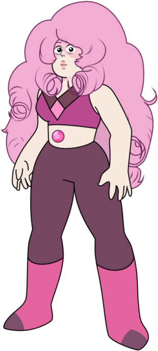 Rose Quartz Amethys Soldier Version - Pink Diamond And Rose Quartz (500x720), Png Download