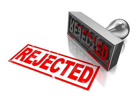 Rejected Stamp Png Image - Rejected Png (467x353), Png Download