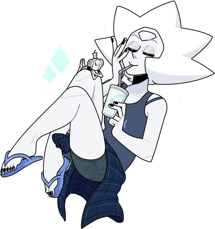 25 Images About Renders On We Heart It - Steven Universe White Pearl (900x900), Png Download