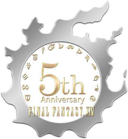 Final Fantasy Xiv Online Passes 14 Million Players - Ff14 5 周年 (500x633), Png Download