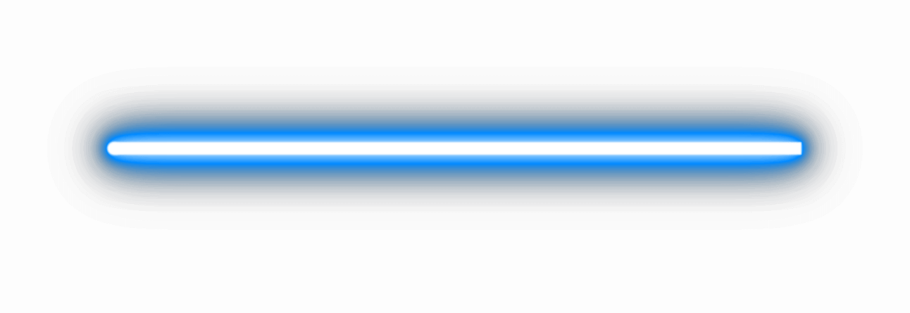 Light Saber Blue High - Electric Blue (1292x445), Png Download