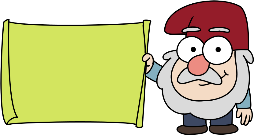 Gnome Drawing Gravity Falls - Gnome Gravity Falls Png (888x504), Png Download