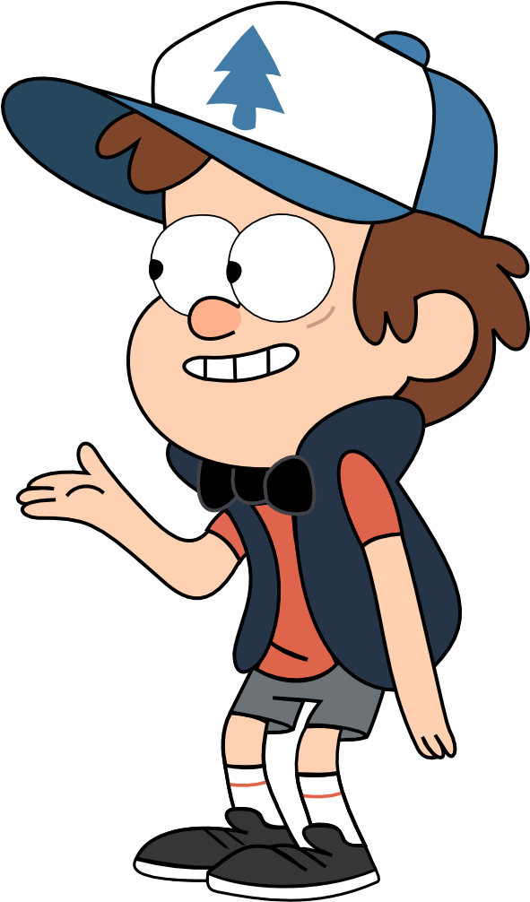 Pack Png Gravity Falls - Gravity Falls Personajes Dipper (590x1026), Png Download