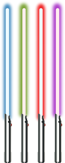 This Wikiproject Is About Star Wars - 誘導 灯 ライト セイバー (250x564), Png Download
