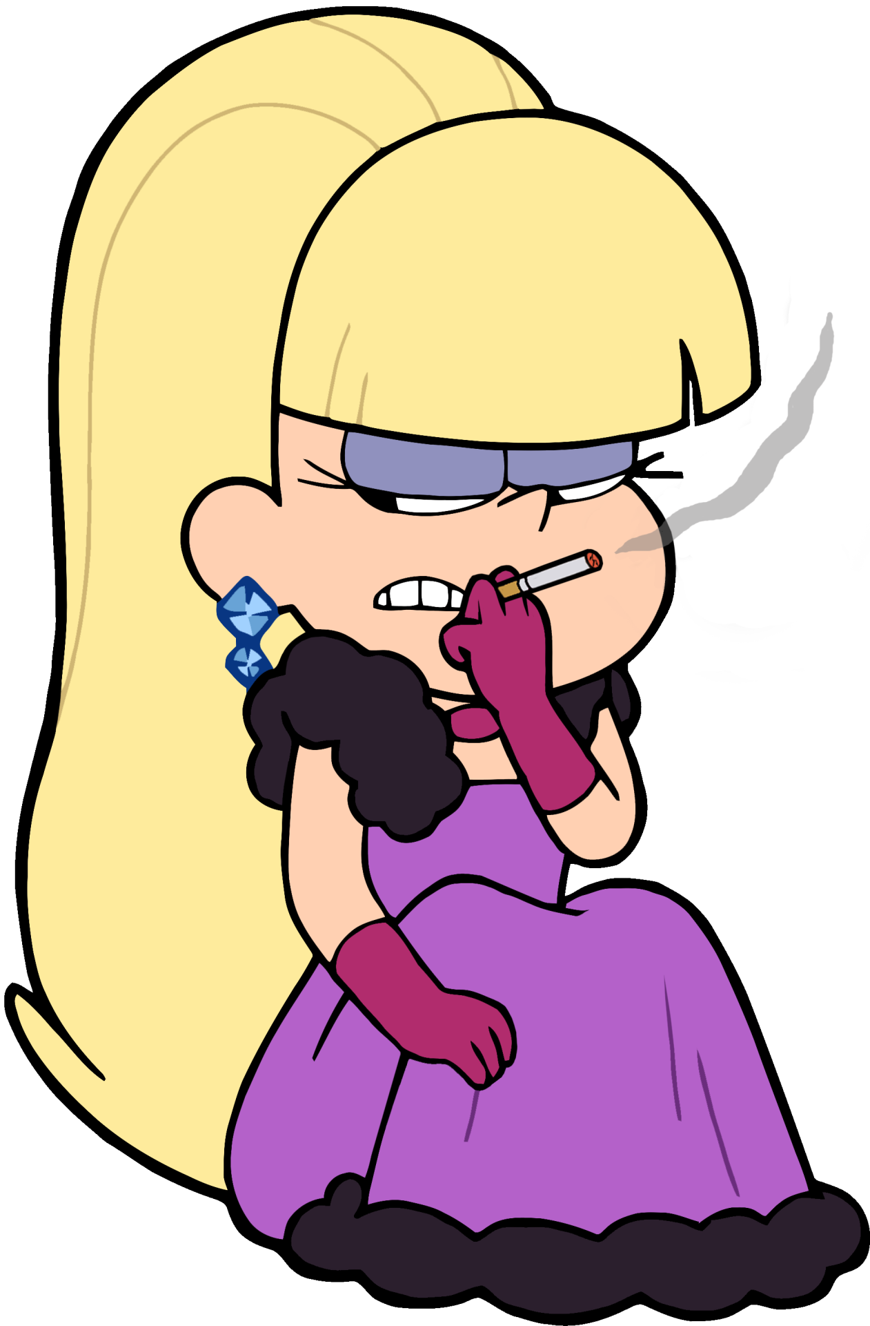 Mabel Pines Dipper Pines Facial Expression Nose Clip - Gravity Falls Pacifica Png (1261x1920), Png Download