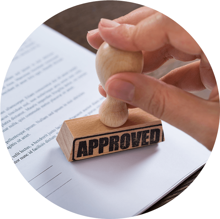 Approval-stamp - Financial Approval (800x800), Png Download