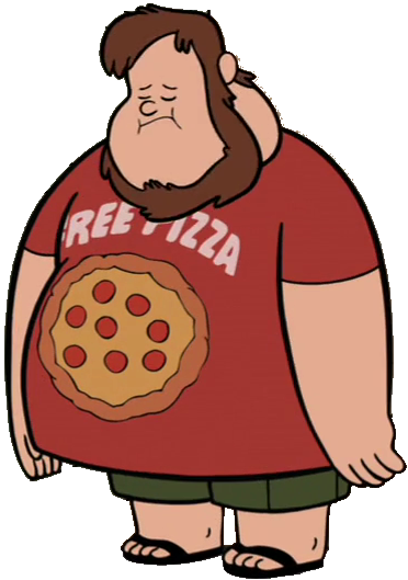 View Samegoogleiqdbsaucenao Pizza Guy Appear , - Cosplay De Gravity Falls (372x529), Png Download
