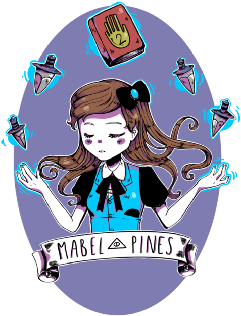 Reverse Gravity Falls Aesthetic - Gravity Falls Mabel Aesthetic (500x720), Png Download