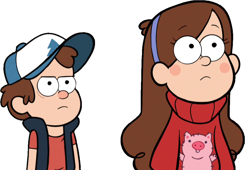 Portal Transparent Gravity Falls - Gravity Falls Dipper And Mabel Transparent (1119x682), Png Download