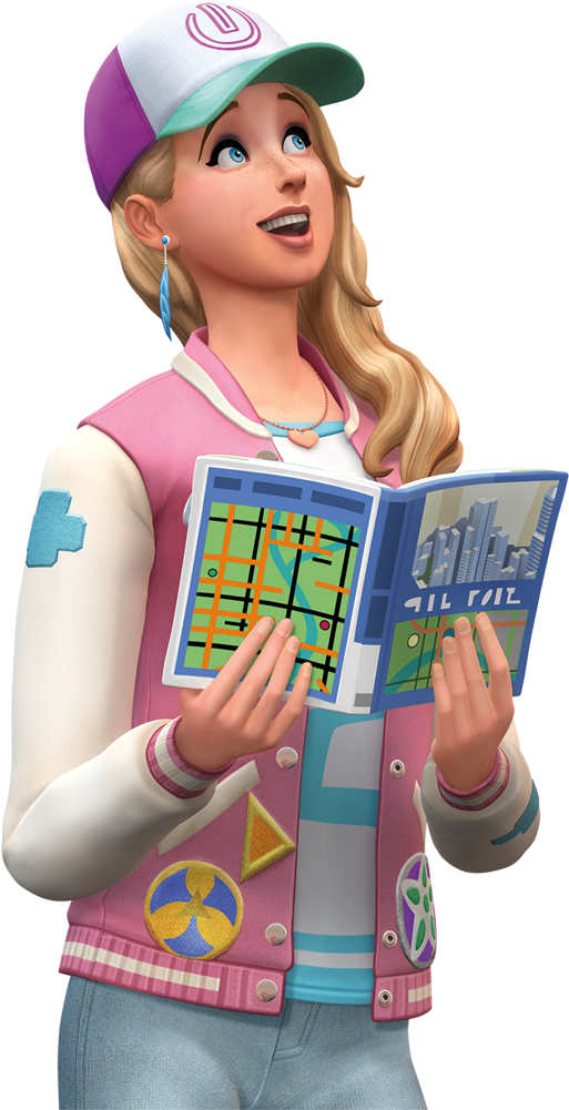 Tagsbox Art City Living Icon Logo Renders The Sims - Sims 4 City Living (add On) Pc (800x1000), Png Download