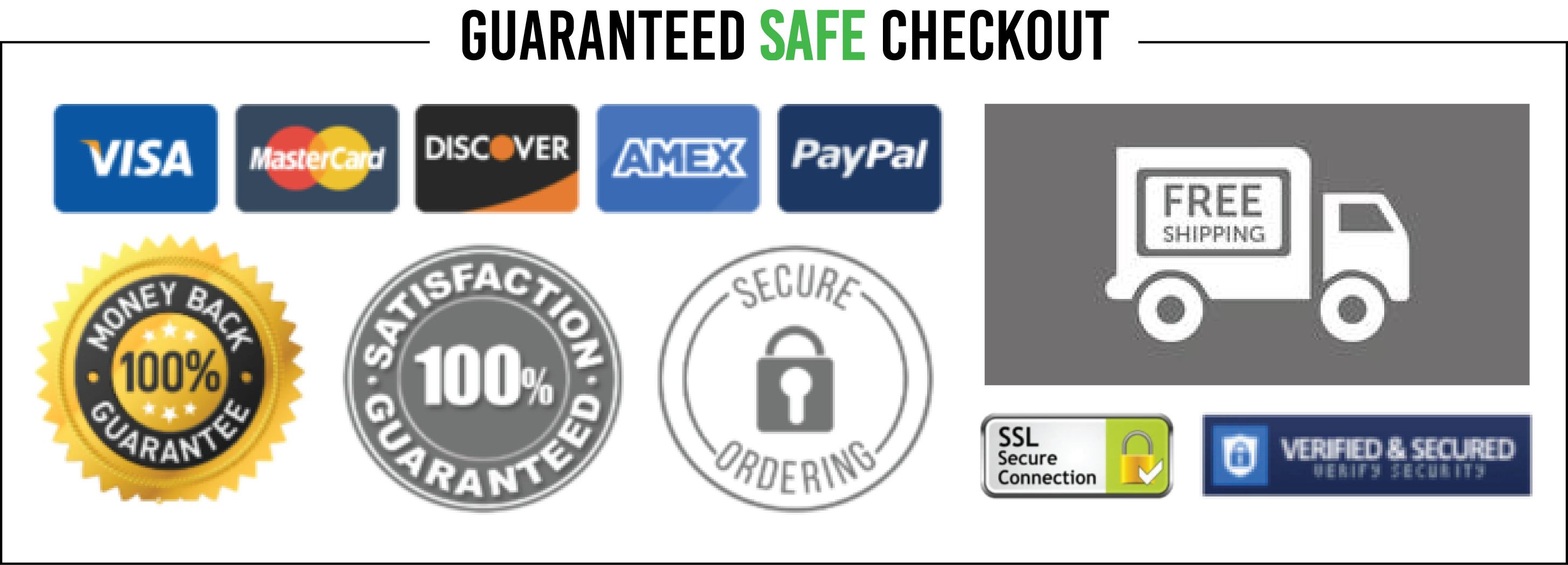 Buy It Now - 100 Money Back Guarantee (2909x1049), Png Download