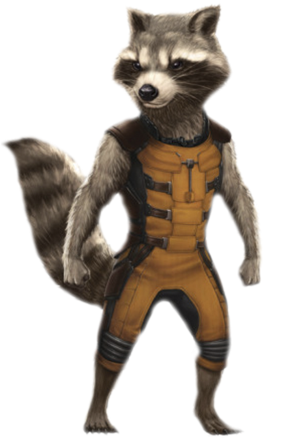 Rocket Raccon Gotg - Marvel Guardians Of The Galaxy Rocket Raccoon Cut Out (752x1063), Png Download