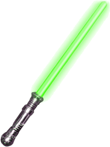 Green Light Up Lightsaber With Sound Effects " Name="og - Tool (366x580), Png Download