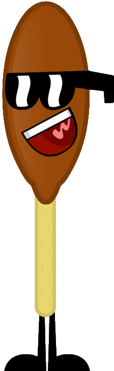 Corn Dog Poster Pose - Inanimate Object Clipart (224x730), Png Download