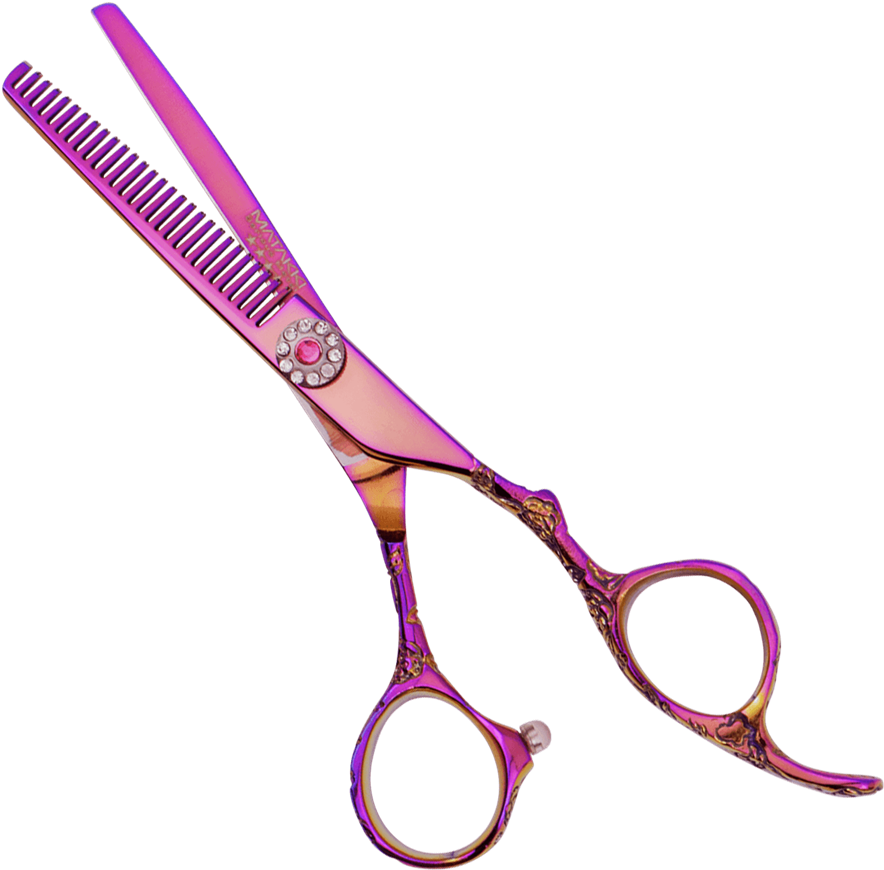 Picture Of The Gem Thinning Scissor - Hair-cutting Shears (900x900), Png Download