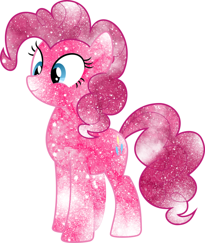 #1085042 - Artist - Digiradiance, Artist - Megarainbowdash2000, - Mlp Galaxy Pinkie Pie (820x975), Png Download
