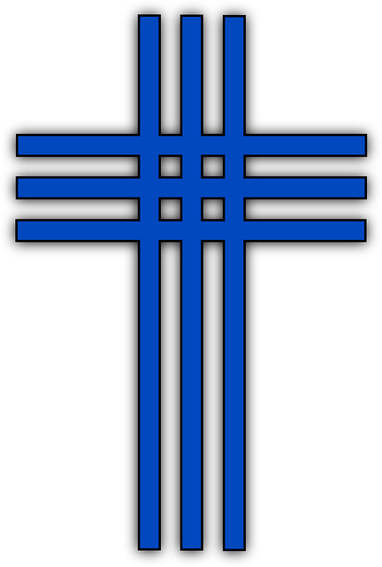 Anglican, Catholic, Christ, Christian, Jesus, Cross - Blue Cross Transparent Background (432x640), Png Download