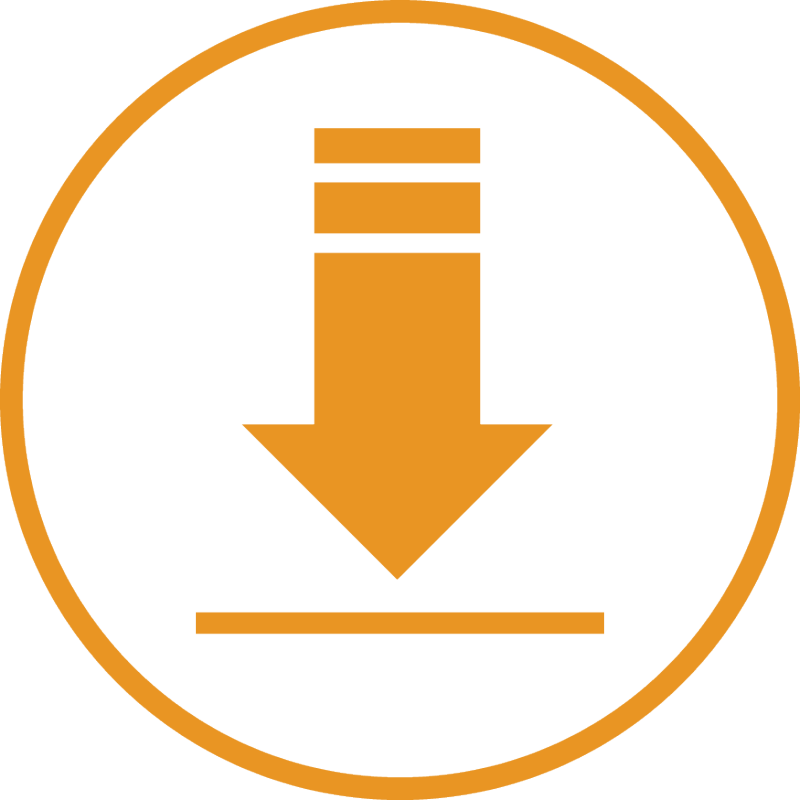Icon Download Image - Social Media Icon Instagram Orange (800x800), Png Download