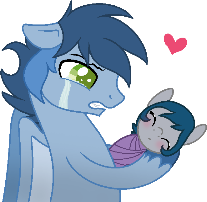 Lieutenantkyohei, Baby, Baby Pony, Bat Pony, Crying, - Cartoon (848x676), Png Download
