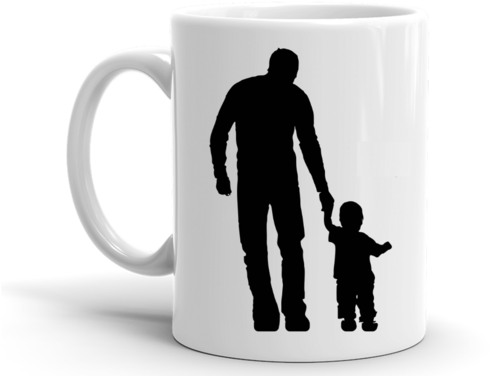 Father's Day Dad And Son Mug/cup, 11oz - Father's Day Gift Ideas 2018 (580x395), Png Download