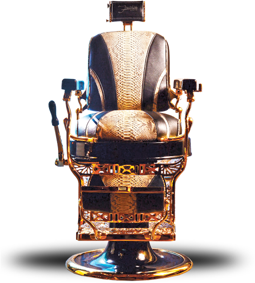 Barber Chair Antique Chairs Furnitures Intended For - Franky Design Barber Chair (508x584), Png Download