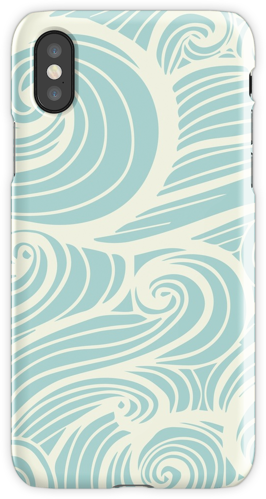 Wave Swirl Pattern Iphone X Snap Case - Bobby Hill (750x1000), Png Download