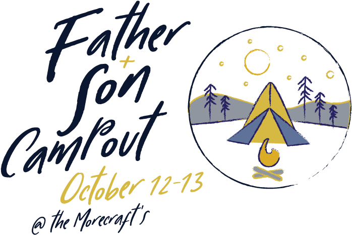 It's The Return Of The Father/son Campout - Calligraphy (800x518), Png Download