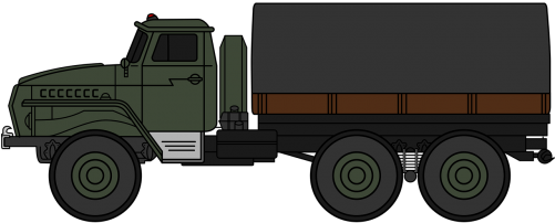 Military Truck Clip Art (500x250), Png Download