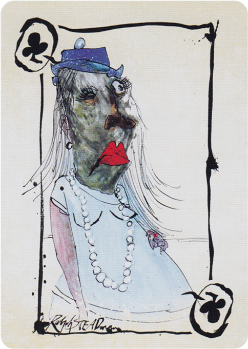 Flying Cards Png Banner Library - Playing Card (729x1024), Png Download