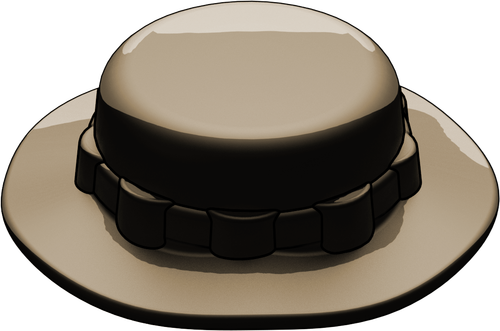 Brickarms Boonie Hat - Brickarms 2.5 Scale Loose Helmet Boonie Hat Tan (500x331), Png Download