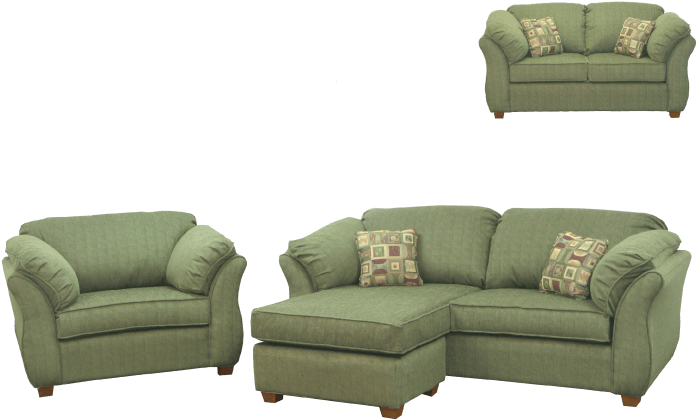 2900 Sofa Love Chair - Sofa Bed (722x576), Png Download