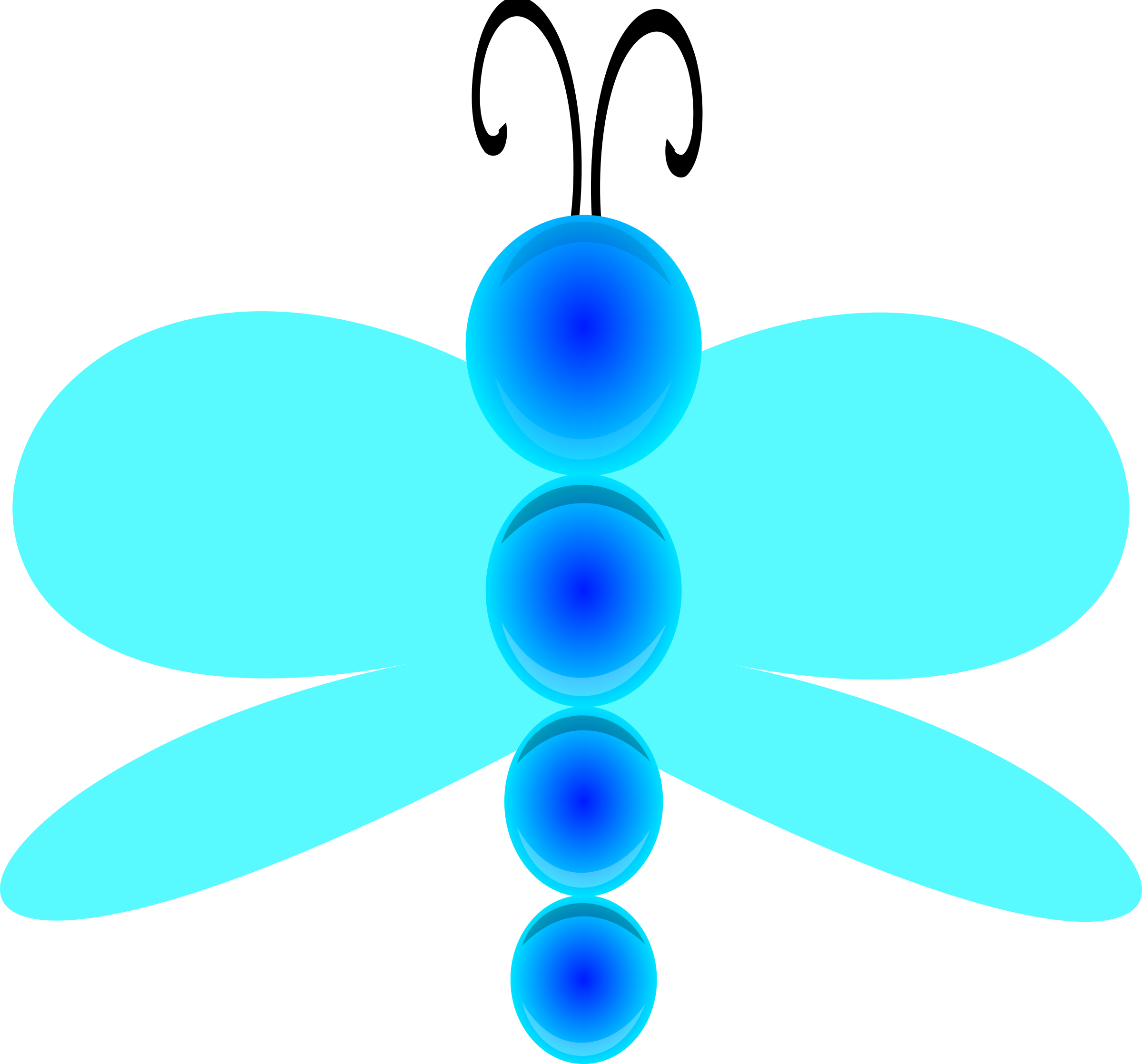 Free Vector Jesseakc Dragon Fly Clip Art - Dragon Fly Clip Art (600x559), Png Download