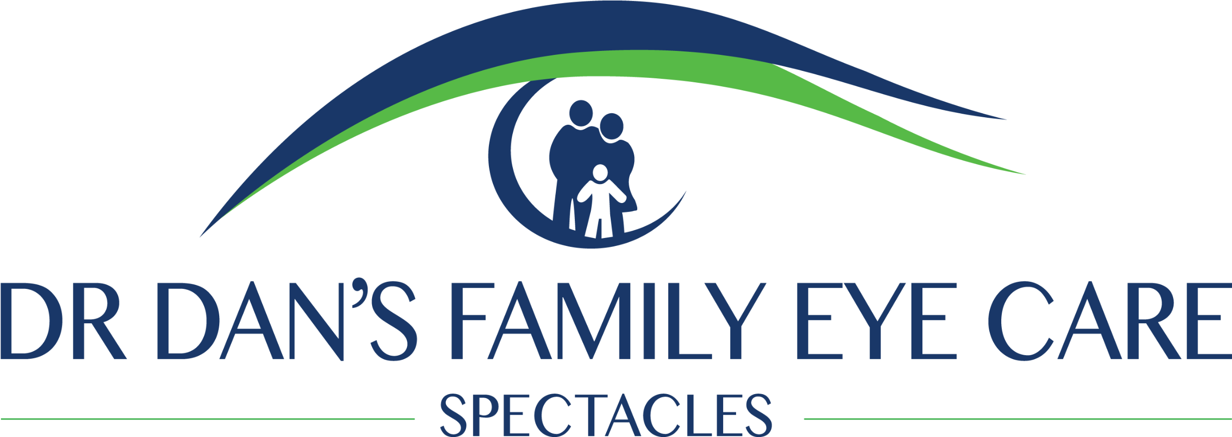 Spectacles Family Eye Care - Graphic Design (2781x987), Png Download