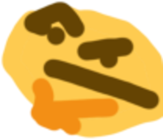 Think Emoji (600x600), Png Download