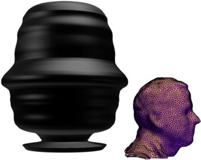 I Extracted The Face Outline From The Scanned 3d Head - Illustration (600x450), Png Download