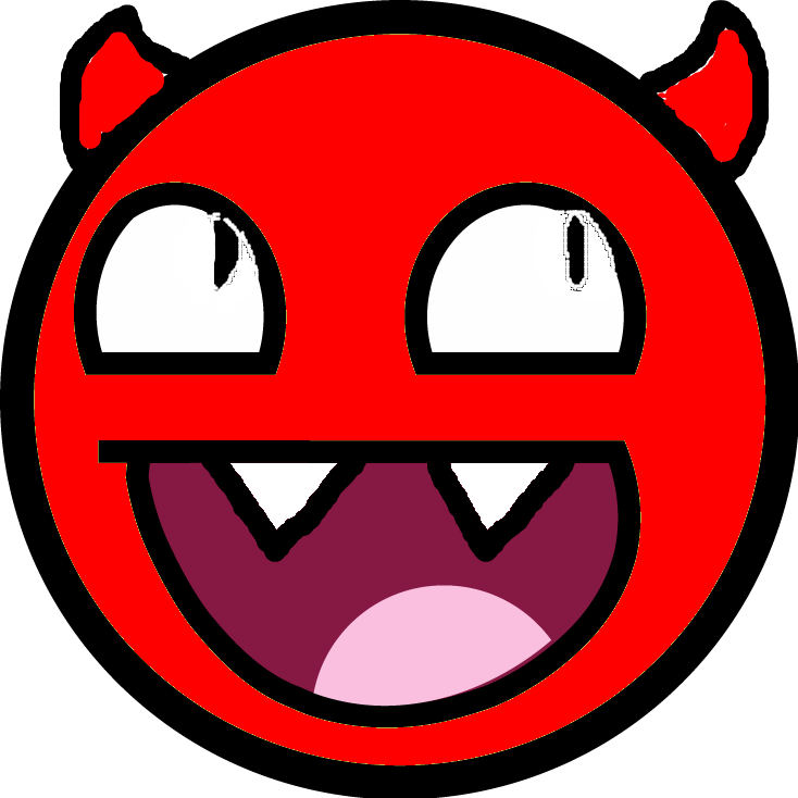 4424819726 Devilsmiley - Smiley Face Gif (734x734), Png Download