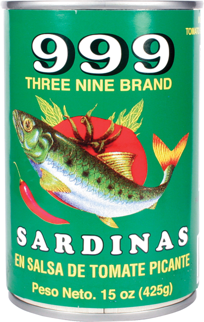 999 Tall Sardine W/chili - 16148 (640x640), Png Download